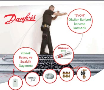 DANFOSS Demeden Istma Borularnda Oksijen Bariyeri Korumadadr.