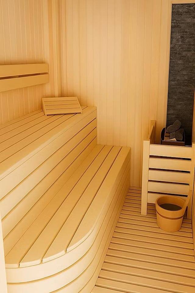 iyi bir sauna imalat� budaks�z ah�ap ile yap�l�r